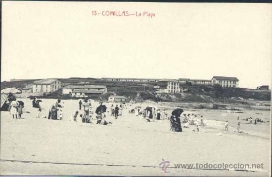 Postales: COMILLAS (CANTABRIA).- LA PLAYA - Foto 1
