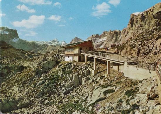 Postcards: picos europa - refugio y macizo central - n&ordm; 21 - ed. diputacion - nueva - a&ntilde;o 1969 - x