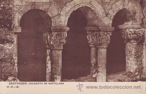 Postales: SANTANDER: Colegiata de Santillana. - Foto 1