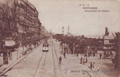 Postales: SANTANDER: Boulevard de Pereda. - Foto 1