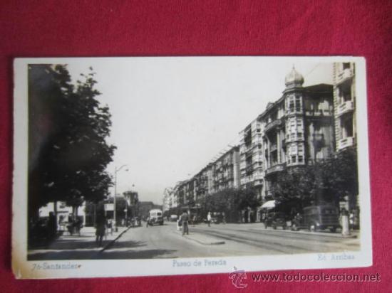 Postales: SANTANDER - PASEO DE PEREDA - Foto 1