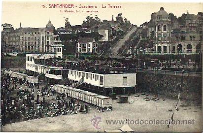 Postales: Santander. Sardinero - La Terraza. - Foto 1