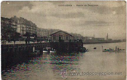 Postales: Santander. Muelle de pasajeros. - Foto 1