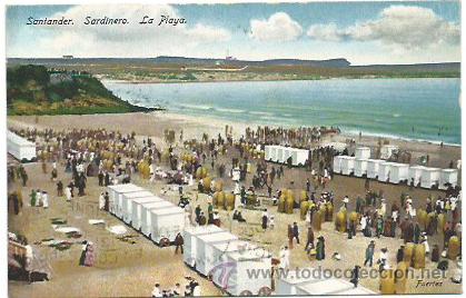 Postales: Santander. Sardinero. La Playa. - Foto 1