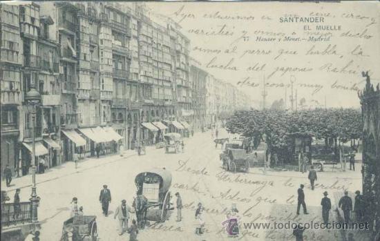 Postales: SANTANDER.- EL MUELLE - Foto 1