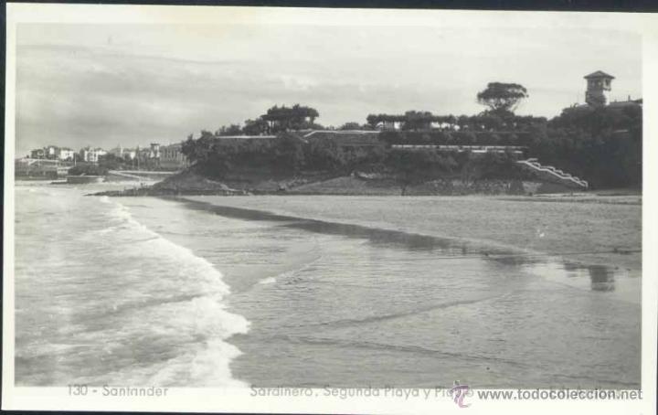 Cartes Postales: SANTANDER.-SARDINERO.-SEGUNDA PLAYA Y PIQUIO