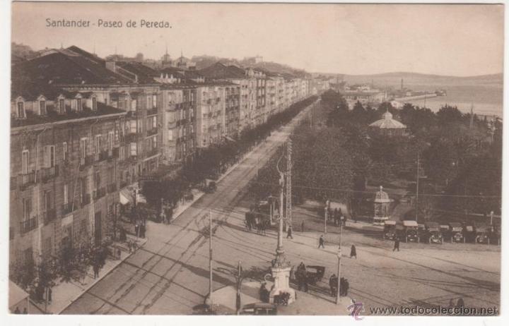Postales: SANTANDER.- Paseo de Pereda. - Foto 1