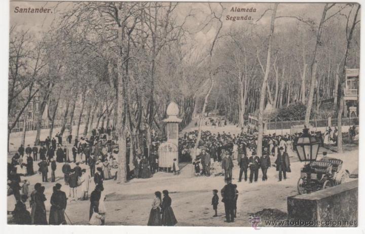 Postales: SANTANDER.-Alameda Segunda - Foto 1