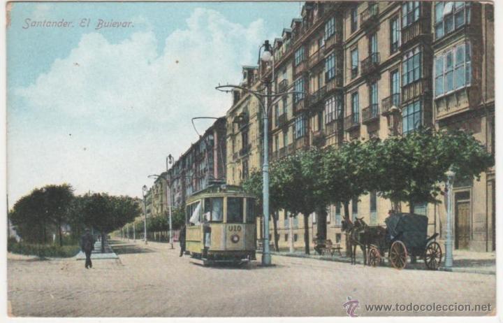 Postales: SANTANDER.- El Bulevar. - Foto 1