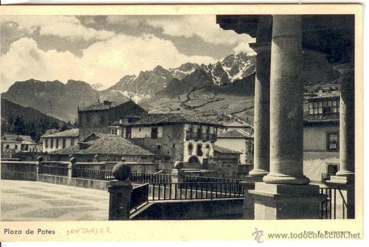 Postales: Potes Santander - Postal Plaza de Potes - Foto 1