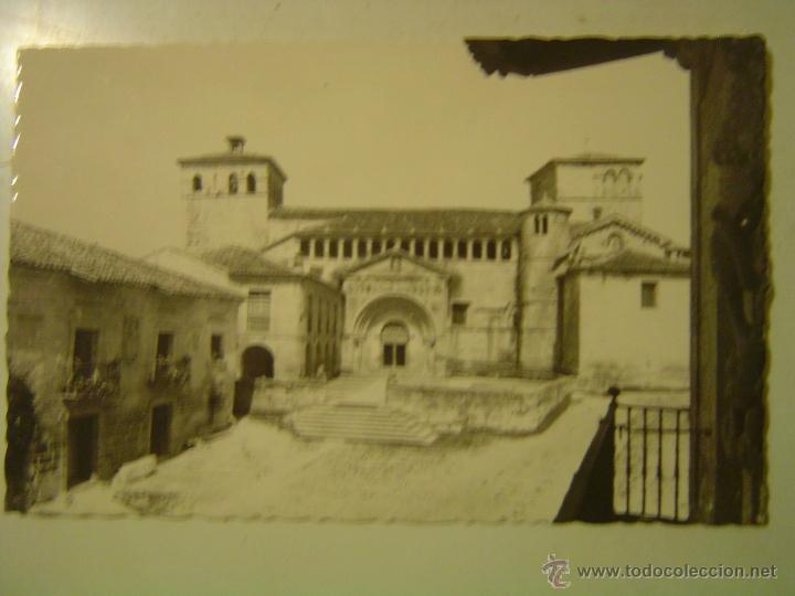 Cartes Postales: POSTAL DE SANTILLANA DEL MAR.- LA COLEGIATA.