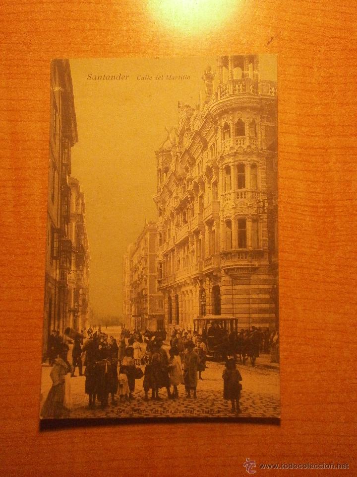 Postales: POSTAL SANTADER CALLE DEL MARTILLO SIN CIRCULAR - Foto 1