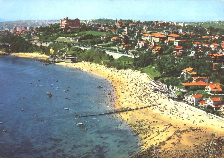Postales: SANTANDER - PLAYA DE LA MAGDALENA - Foto 1