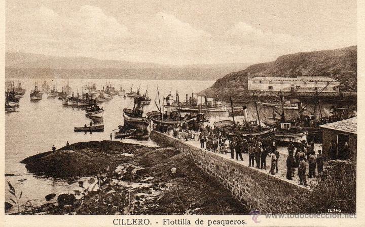 Postales: cillero. flotilla de pesqueros. vda insua - Foto 1