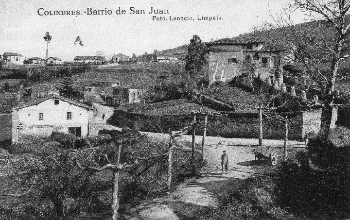 Postales: colindres. barrio de san juan - Foto 1