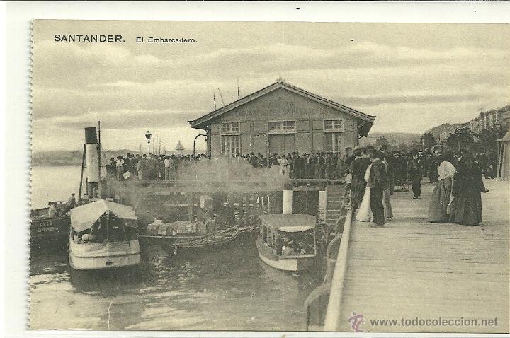 Postales: SANTANDER.- EL EMBARCADERO - Foto 1