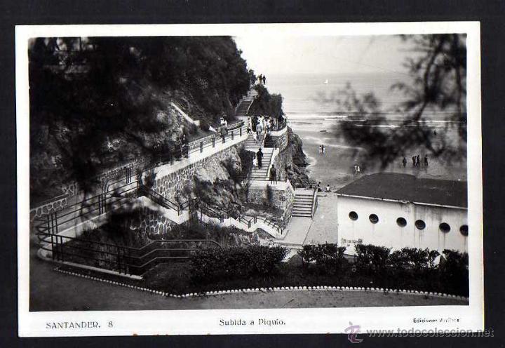 Postales: Santander. Subida a Piquio.No Circulada. - Foto 1