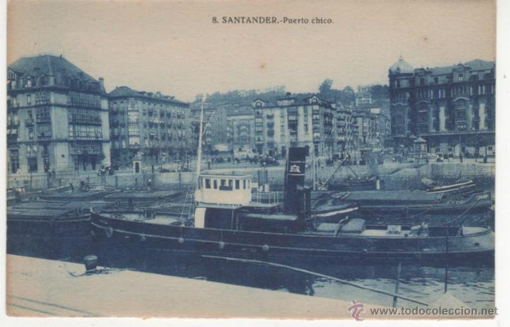 Postales: 8. SANTANDER.-Puerto chico. - Foto 1