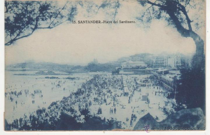 Postales: 15. SANTANDER.-Playa del Sardinero. - Foto 1