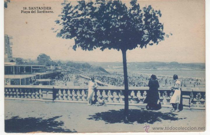 Postales: 19. SANTANDER.-Playa del Sardinero. - Foto 1