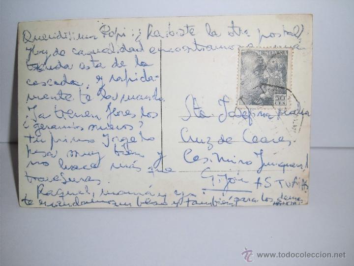 Postales: 7-LIERGANES CASCADA  CIRCULADA 195? - Foto 2