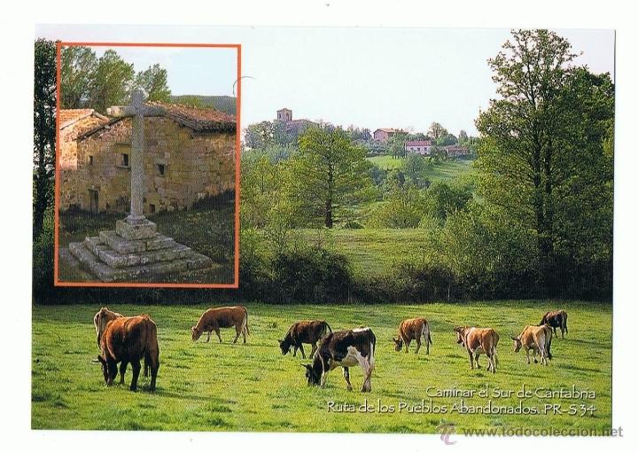 Cartoline: POSTAL CAMPOO LOS VALLES - CANTABRIA RUTA DE LOS PUEBLOS ABANDONADOS PR-S 34 SIN CIRCULAR