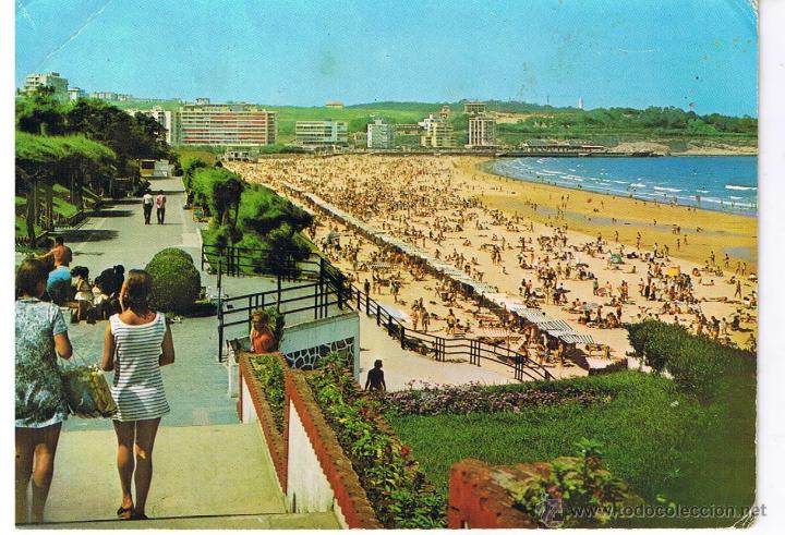 Postales: POSTAL:  SANTANDER. PLAYA DE CASTA&Ntilde;EDA - Foto 1