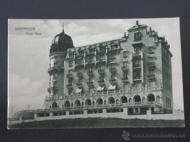 Postales: Postal Cantabria. Santander. Hotel Real. - Foto 1