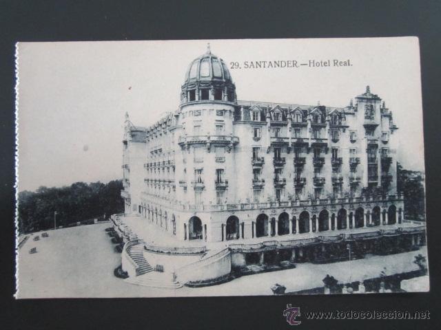 Postales: Postal Cantabria. Santander. Hotel Real. - Foto 1