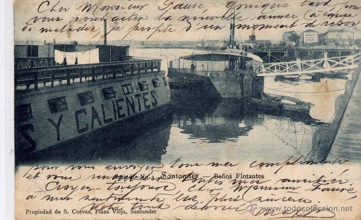 Postales: SANTANDER.- BA&Ntilde;OS FLOTANTES - Foto 1