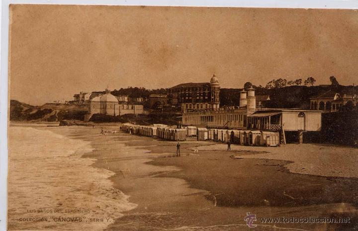 Postales: SANTANDER.- LOS BA&Ntilde;OS DEL SARDINERO - Foto 1