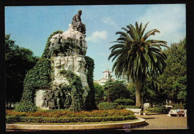 Postales: POSTAL SANTANDER. MONUMENTO A JOSE M&ordf; DE PEREDA - Foto 1