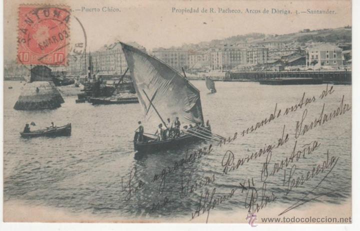 Postales: SANTANDER.- Puerto Chico - Foto 1