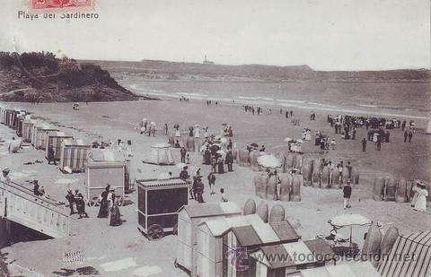 Postales: PLAYA DEL SARDINERO (Santander). - Foto 1