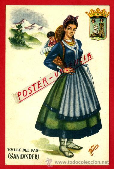 Postales: POSTAL VALLE DEL PAS, SANTANDER, TIPO, P94909 - Foto 1