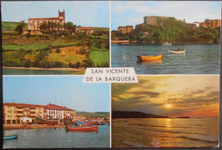 Postcards: (11488)POSTAL SIN CIRCULAR,VARIAS VISTAS,SAN VICENTE DE LA BARQUERA,CANTABRIA,CANTABRIA,CONSERVACION