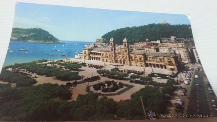 Postales: SAN SEBASTIAN-PARQUE DE ALDERDI-EDER Y AYUNTAMIENTO-MANIPEL-1993 15.