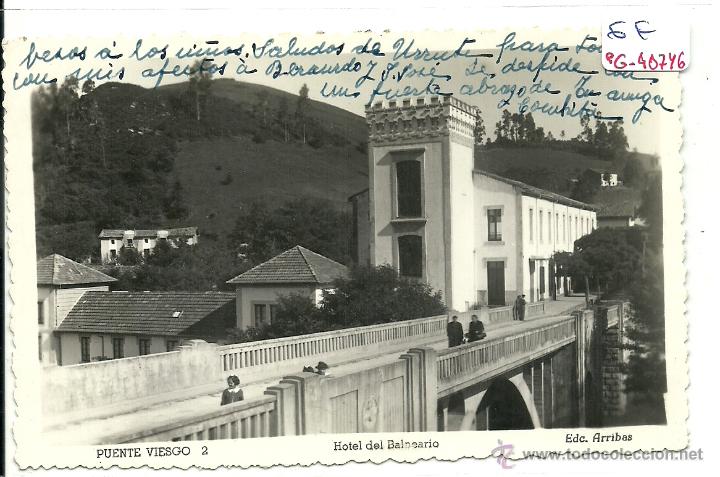 Postales: (PS-40746)POSTAL DE PUENTE VIESGO-HOTEL BALNEARIO