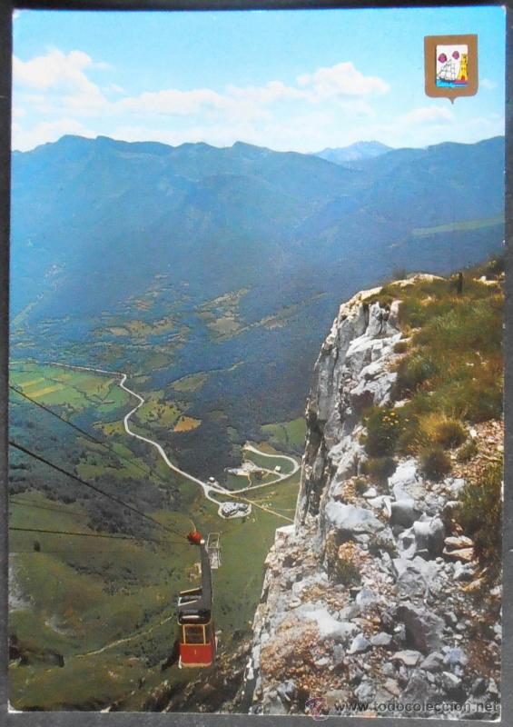 Postales: (21866)POSTAL ESCRITA,FUENTE D&Eacute;,CAMALE&Ntilde;O,CANTABRIA,CANTABRIA,CONSERVACION: