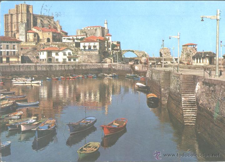 Postales: castro urdiales - puerto - Foto 1