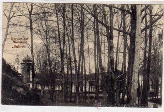 Postales: Parque del Balneario. Solares. Circulada. Santander. - Foto 1
