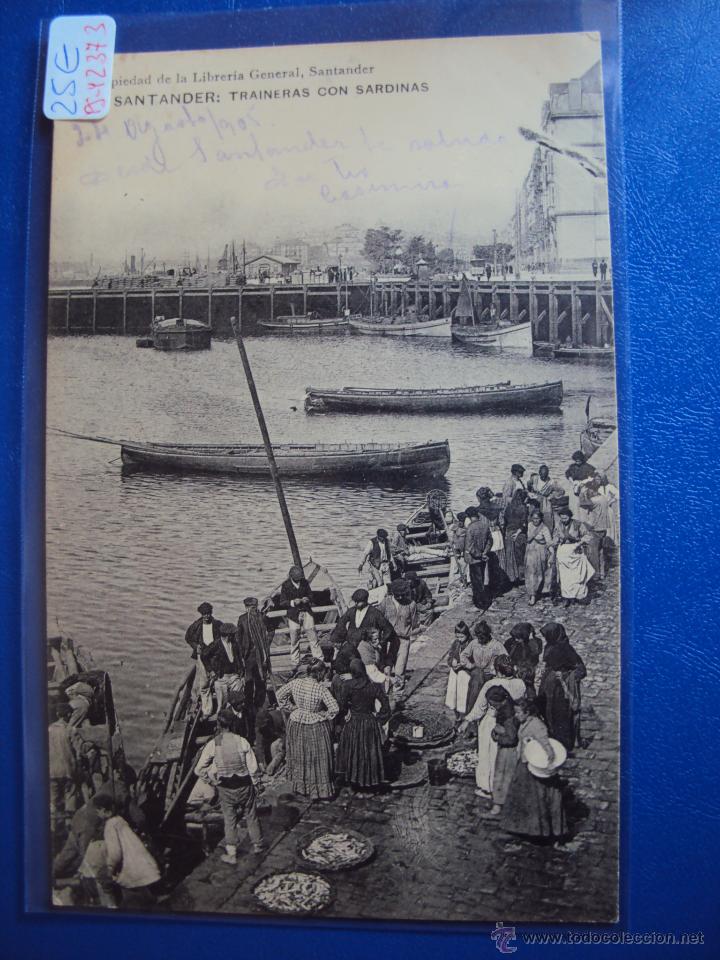 Postales: (PS-42373)POSTAL DE SANTANDER-TRAINERAS CON SARDINAS - Foto 1