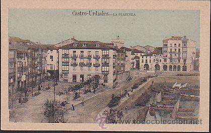 Postales: POSTAL CASTRO-URDIALES LA PLAZUELA - Foto 1