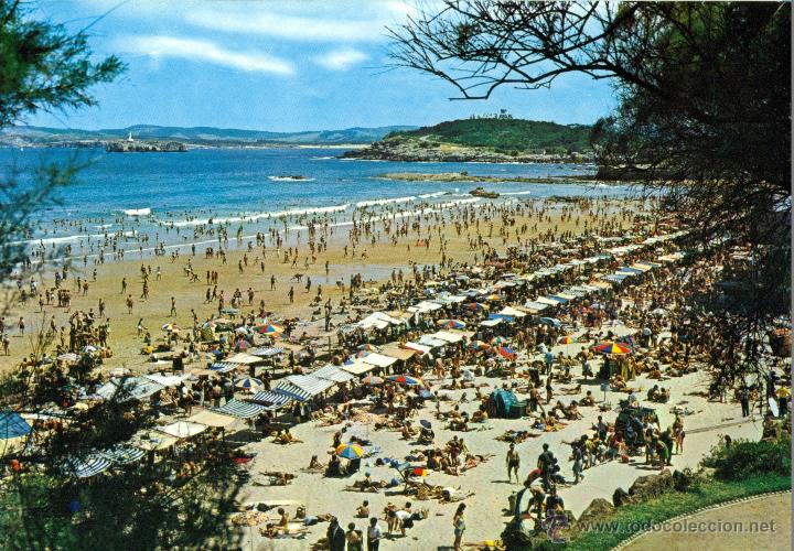 Postales: Santander primera playa - Foto 1