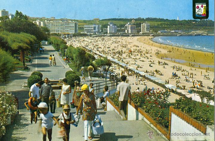 Postales: Santander playa de Castaneda - Foto 1