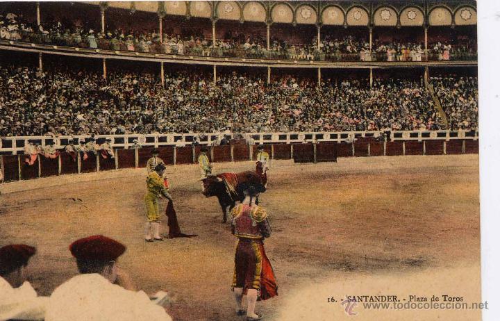 Postales: SANTANDER.- PLAZA DE TOROS - Foto 1
