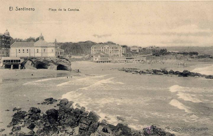 Postales: EL SARDINERO.- PLAYA DE LA CONCHA - Foto 1