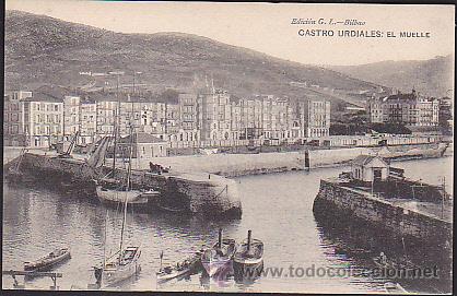 Postales: POSTAL CASTRO-URDIALES EL MUELLE - Foto 1