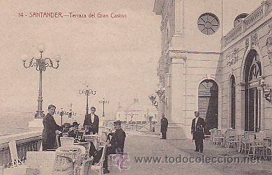 Postales: POSTAL SANTANDER TERRAZA DEL GRAN CASINO - Foto 1