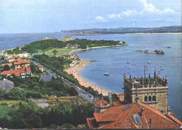Postales: SANTANDER - PLAYA DE LA MAGDALENA - Foto 1